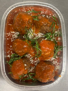 Kevin's Meatballs in Nona Sauce