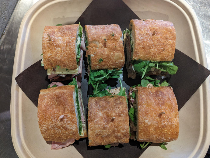 Assorted sandwich platter- 6 sandwiches